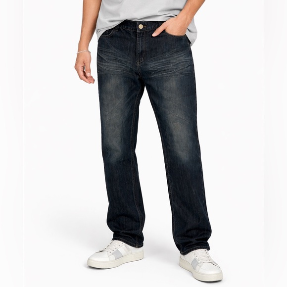 mecca Other - Men’s Mecca Dark Wash Denim Jeans Y2K Everyday Fashion Wear Sz. W38 X L32